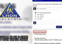 Permohonan No Pin e-Filing LHDN & Login ezHASiL Kali Pertama Online