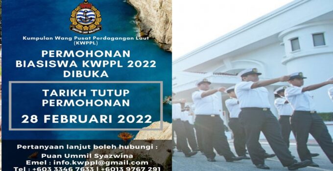 Permohonan Biasiswa KWPPL 2022 Kumpulan Wang Pusat Perdagangan Laut